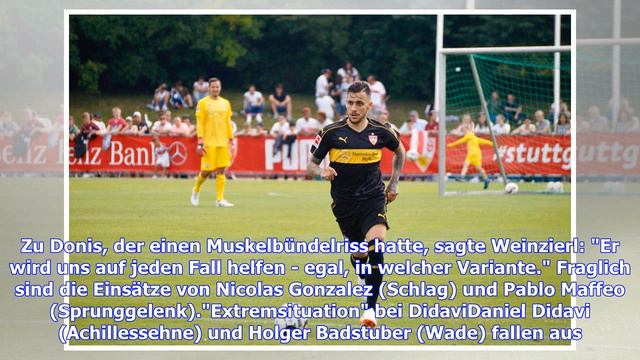 Bundesliga: VfB Stuttgart wieder mit Baumgartl und Donis gegen Augsburg смотреть онлайн