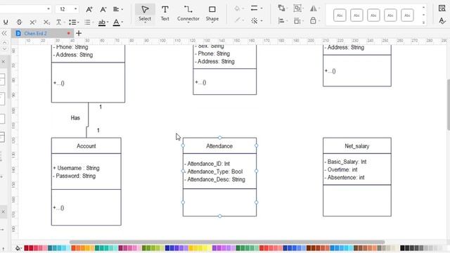 Class Diagram for Employee Management System смотреть онлайн
