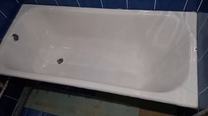 Реставрация ванн. Покраска ванны эмалью или жидкий акрил. Покрасил ванну. Как бы наливной акрил.