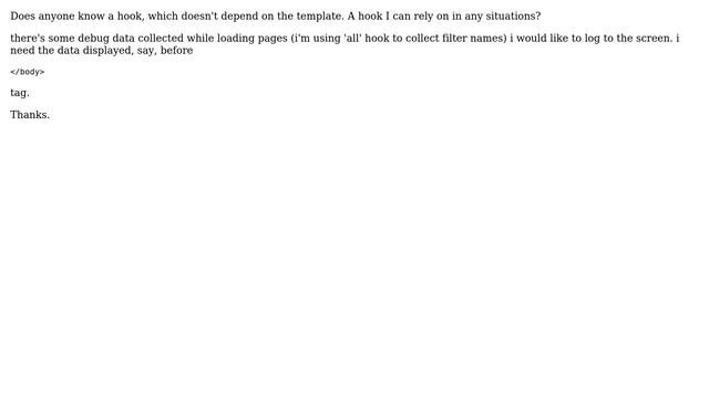 Wordpress: output the debug lines to the end of the page смотреть онлайн