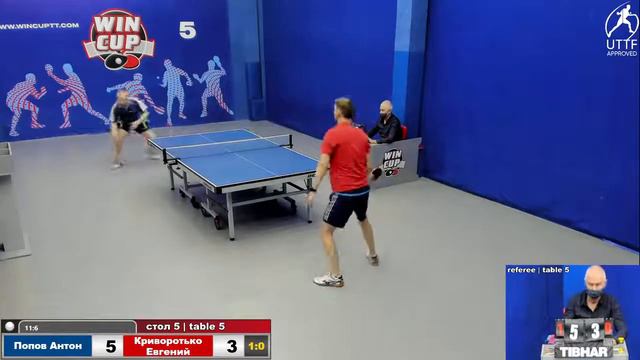 09:00 Попов Антон 3-0 Криворотько Евгений cтол 5 ЮГ- 2 19.02.22 смотреть онлайн