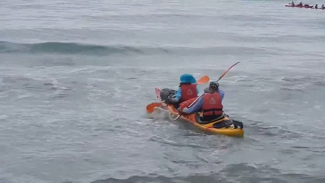 Выход в прибой с пляжа у мыса Бугас, Меганом 4