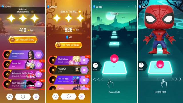 OmNom Vs Blippi Vs Sheriff Labrador Vs Funko Pop Marvel | Tiles Hop EDM Rush