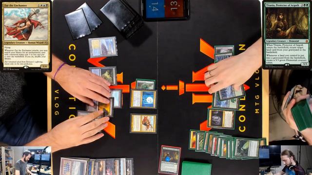 MTG Versus Duel Commander 20hp - Titania Vs Zur  Magic: The Gathering WinCondition Edh