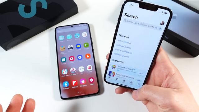 Galaxy S22 Plus vs iPhone 13 Pro - Which to choose? смотреть онлайн