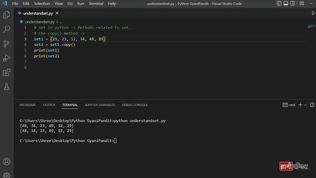 Set Copy Python | Lecture 58 | Python for Beginners смотреть онлайн