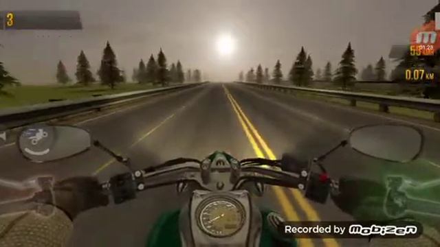 Играю в Traffic rider новый мотоцикл! смотреть онлайн