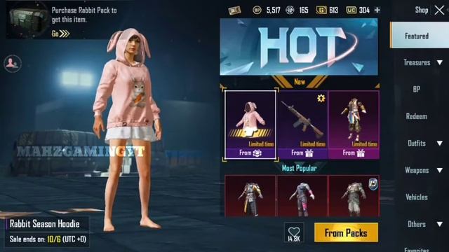 GET 90%OFFER ON RABBIT BUNNY SET PERMANENT | mahzgaming yt смотреть онлайн