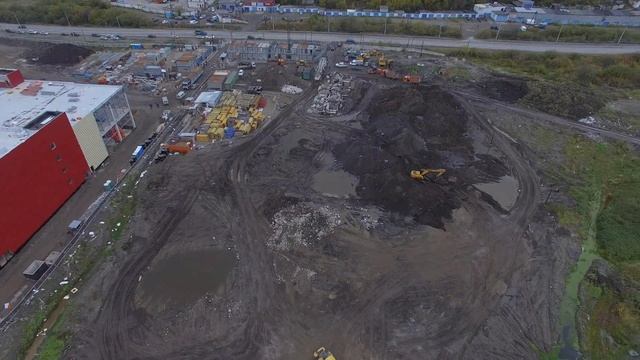 ход строительства ТРК ПЛАЗМА Мурманск смотреть онлайн