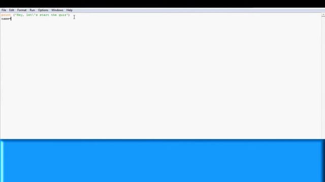 Python Quiz tutorial print and raw_input смотреть онлайн