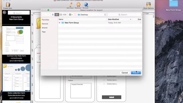 How to export an entire group of web forms into php raw source files using Touch Forms Pro for Mac смотреть онлайн