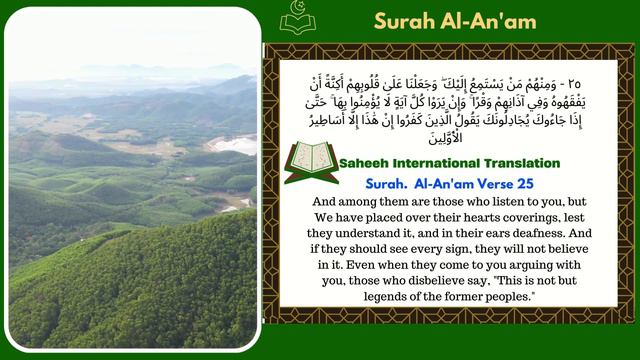 16 Surah Al-An'am [Verse 25] | Quran 1-114 Quran English Translation | One Verse A Day смотреть онлайн