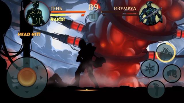 Shadow Fight 2 Тень против Мастера и Гуру оружием Громовые молоты.|#shadowfight2