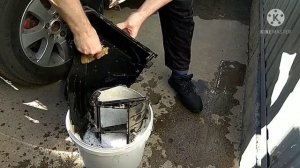 Т5 Multivan. Промыл Радиатор Печки, почистил грязный короб печки. чистый четверг ®️