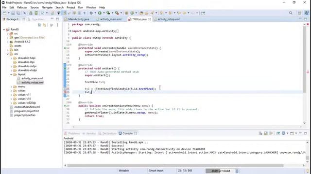 Using Radio Group and Intent (eclipse) смотреть онлайн