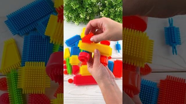 Конструктор для детей пластиковый "Ёжик" / Развивающие игрушки от 3 лет смотреть онлайн
