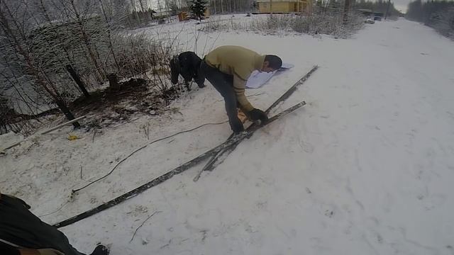 Применение винтовых свай во временных конструкциях. ООО "СВ-Фундамент" смотреть онлайн