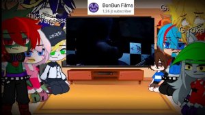 Fnaf security Breach react to Bonnie song //glamrock//Fnaf//react//Gregory//vannesa//Bonnie