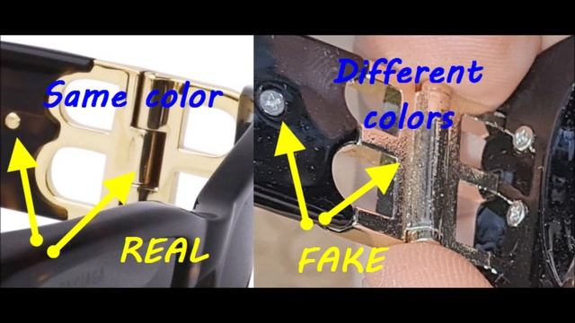 How To Spot Original Balenciaga Sunglasses. Balenciaga Rectangle Eyewear Real Vs Fake.