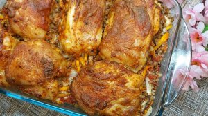 Не нужно стоять у плиты. Приготовьте Быстрый ужин в духовке. Куриные бедра с гречкой Простой рецепт