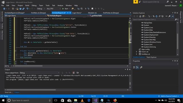 Export Data From DataGridView To Pdf Using VB.Net смотреть онлайн