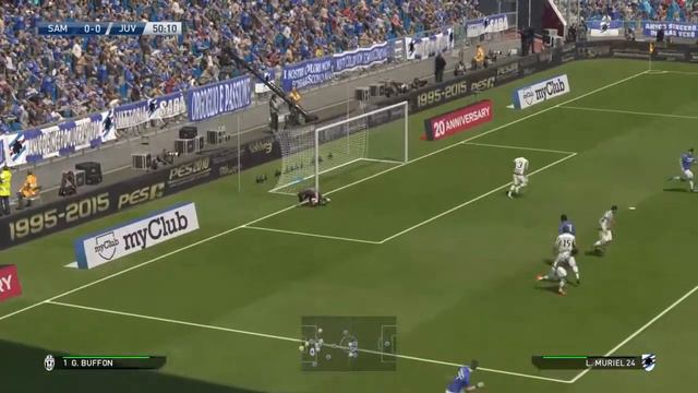 PES 2016 ★ JUVENTUS MASTER LEAGUE ★ Juventus v.s. Sampdoria ★ MatchDay 3 ★ Clean Sheets смотреть онлайн