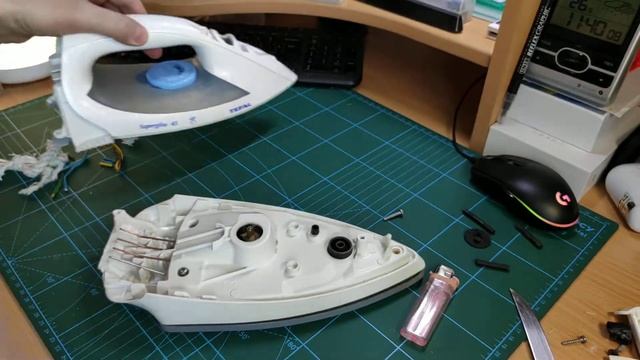 Ремонт утюга Tefal Supergliss 45. смотреть онлайн