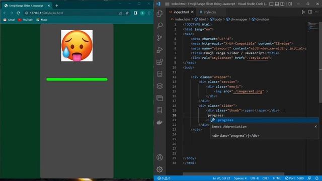 Emoji Range Slider / Progress Bar Using Javascript #html #css #javascript смотреть онлайн
