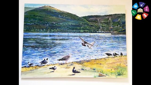 Проект #КорабелДетям - Онлайн-вернисаж "Рисуем вместе" смотреть онлайн