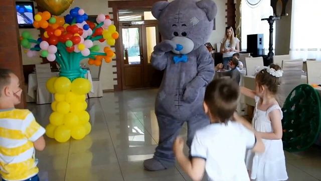 Милена День Рождения 4 года, мишка Тедди в гостях часть 2 смотреть онлайн