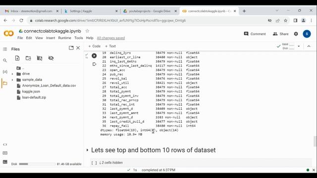 Connect Kaggle Dataset to Google colab (Simplified with free colab) смотреть онлайн