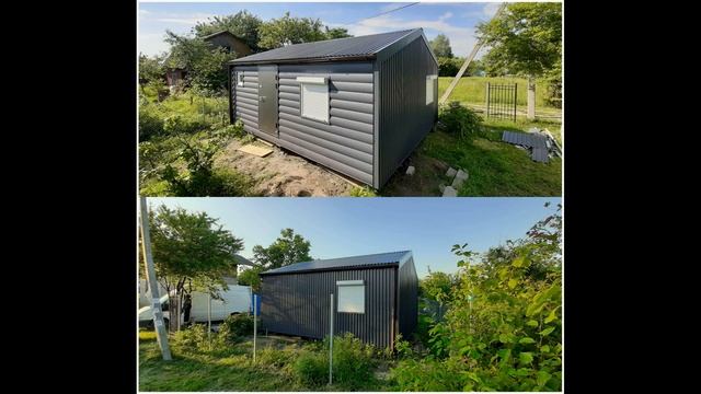 Домик бюджетный всесезонный 6,00*5,00 построен июнь 2020г. смотреть онлайн