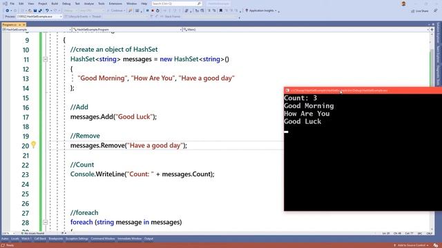 HashSet | C# .NET Collections смотреть онлайн