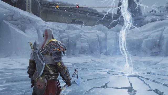 THE EFFECT OF MJOLNIR & LEVIATHAN AXE | GOD OF WAR RAGNAROK смотреть онлайн