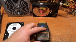 Подключение  двигателя от  жёсткого  диска