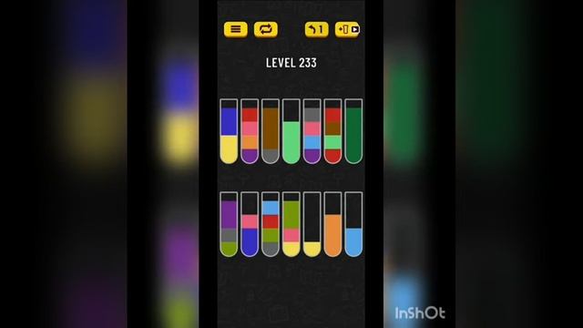 Water sort puzzle level 233