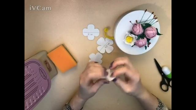 ОФОРМЛЕНИЕ ШКАТУЛКИ ЦВЕТАМИ ИЗ ФОАМИРАНА. Своими руками. смотреть онлайн