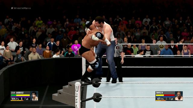 WWE Roadblock 2016 - Triple H Vs Dean Ambrose WWE World Heavyweight Championship Match!