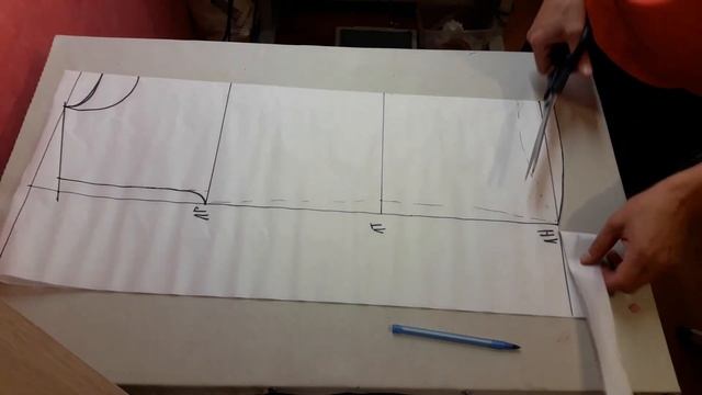 Как сшить футболку. Часть 2. Построение чертежа. смотреть онлайн