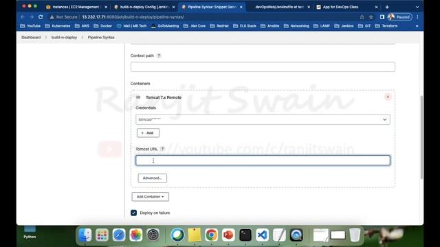 Jenkins Project | Build a JAVA application & Deploy into Tomcat server using Pipeline script смотреть онлайн