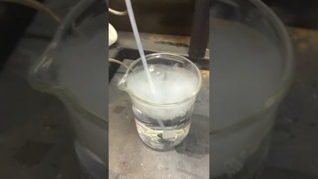 HCl Forms During Melting Of MgCl2 In Flowing Argon