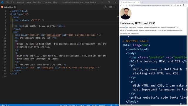 04 - Page structure with HTML - 014 Completing our HTML project with document-level annotations смотреть онлайн