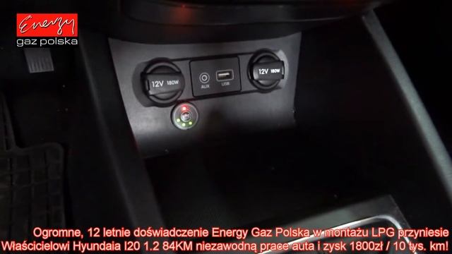 Montaż LPG Hyundai I20 z 1.2 84KM 2015r w Energy Gaz Polska na gaz BRC SQ 32 OBD смотреть онлайн