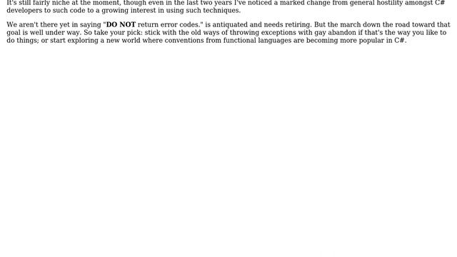Software Engineering: Exceptions, error codes and discriminated unions (9 Solutions!!) смотреть онлайн