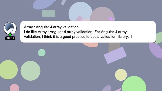 Array : Angular 4 array validation смотреть онлайн