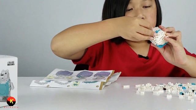 Miniso Micro Particles Blocks - We Bare Bears - ICE BEAR (complete build) смотреть онлайн