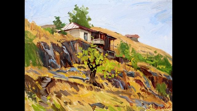 Пленэр в Армении. Художник Артём Пучков. смотреть онлайн