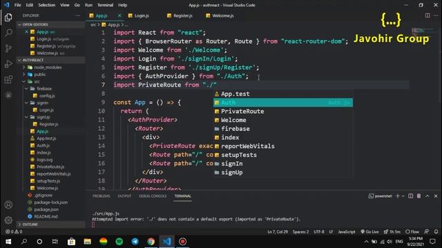 React JS va Firebase bilan Avtorizatsiya смотреть онлайн