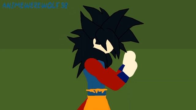 Super Saiyan 4 Goku VS super saiyan blue Vegeta | Stick Nodes Animation смотреть онлайн