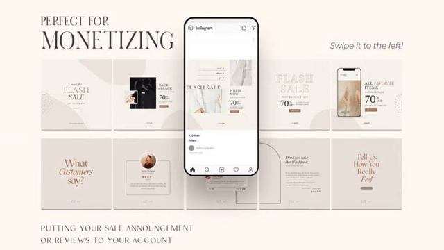 Instagram Templates For Influencers: Instagram Carousel Kit | CANVA PS смотреть онлайн
